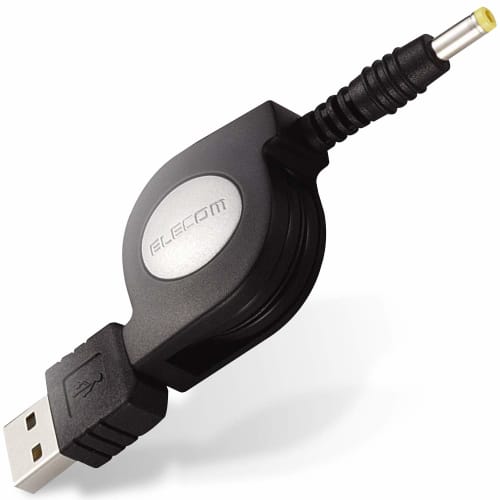 

ELECOM PSP Charging Cable PSP - 1000 / 2000 / 3000 Compatible Black MG-CHARGE/DC