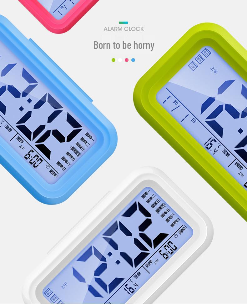 Multifunctional Smart Alarm Clock for Students and Children, Wake-Up Tool, Desktop Clock for Boys and Girls