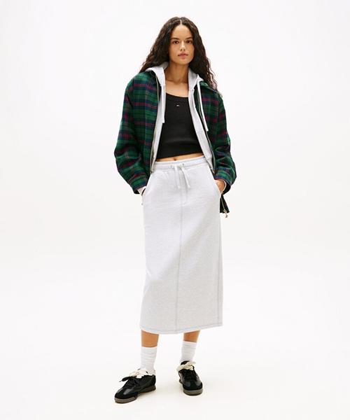 Tamijinseu Claire Midi Sweat Skirt (T32G0Wsc16Twt1P08)