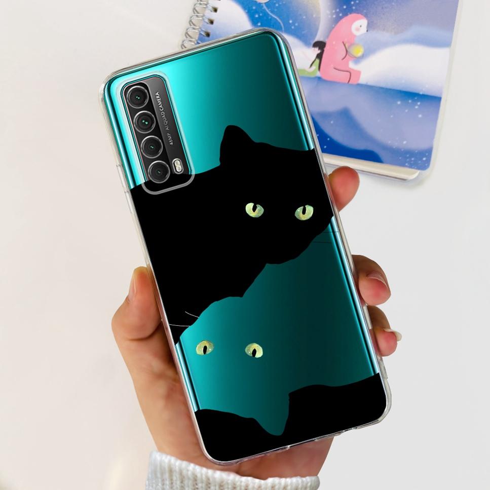 For Huawei P smart 2021 Case New Design Fashion Print Soft Silicone TPU Cover For Huawei P Smart 2021 PPA-LX1 Phone Case Fundas