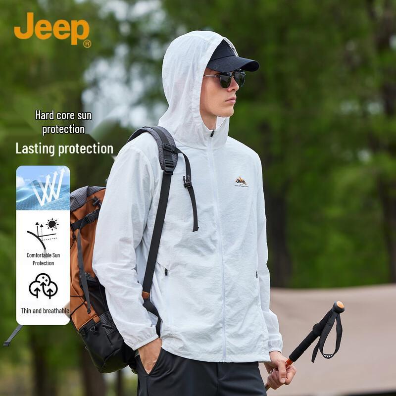 JEEP Lightweight Hooded Sun Protection Jacket XL