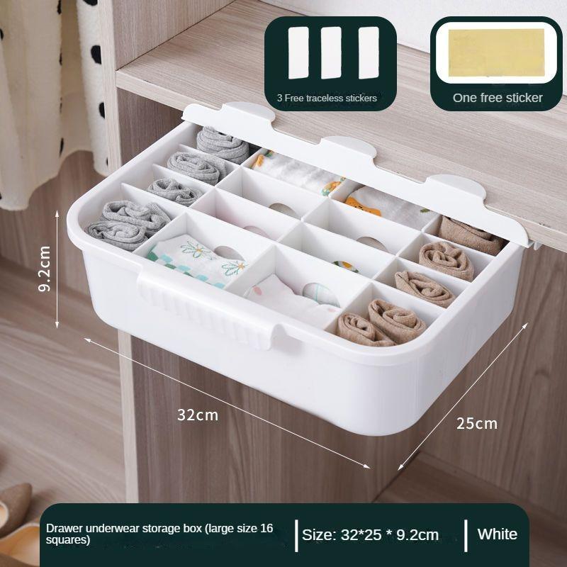 Drawer Type Underwear Panties Socks Storage Box Household Multi-function Compartment Storage and Organization Box