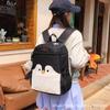 Zaino Scolastico Cartone Animato Bambini e Bambine Pinguino Zaino Scolastico Studenti Scuola Primaria Leggero Moda Semplice Zaino Grande Capacità Ridurre il carico