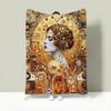 Artist G-Gustav Klimt Throw Lightweight 240g Flannel Blanket Soft Skin-friendly for Summer Cooling