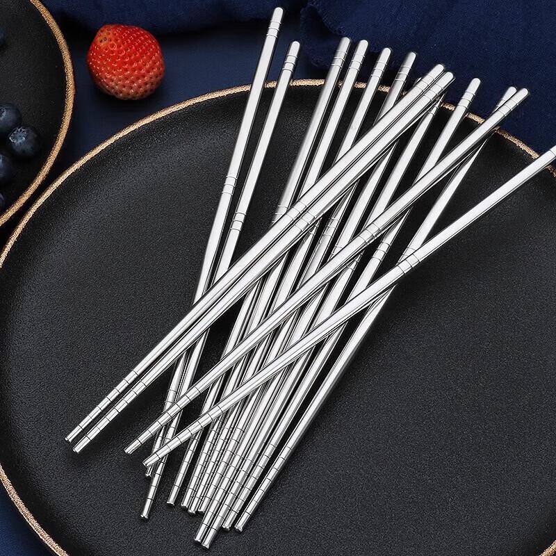304 Stainless Steel Anti-Slip Household Chopsticks