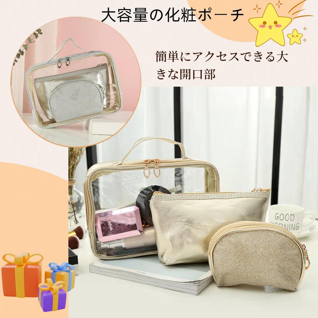 Tumecos Portable Cosmetic Multifunctional Transparent Makeup Toiletry Storage Makeup Toiletry Bag for Makeup and Skincare Multifunctional Toiletry Bag