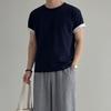 Onl Men Crop Ringer T shirT Layered whiTe T shirT