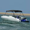 3 Bow Bimini Top Black 183x140x137 cm