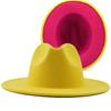 Hot-selling woolen top hat, new wild card, big red hat, ethnic style jazz hat, cashmere felt hat.