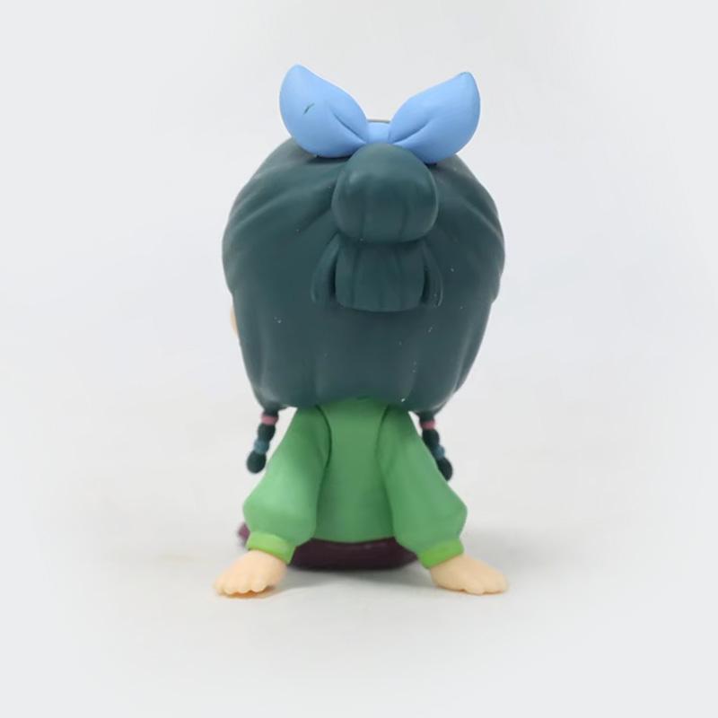 6cm Anime The Apothecary Diaries Maomao Jinshi Version Sitting Posture Action Figures Model Desktop Decoration Ornament Gifts Q Poseable Articulated