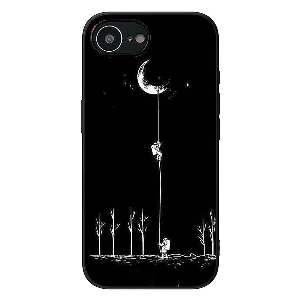 Moon Astronaut Stars Sky Universe Galaxy Phone Cover for OPPO A40 A60 A80 A38 A18 A17 A16 A78 A79 A54 A25 A57 4G 5G Case