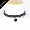 Glory_Arden Onyx Circle Point Choker Necklace / Ghmn-201