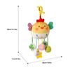 New Baby Bed Hanging Drawstring Toy Newborn Baby Stroller Toy Cute Animal Educational Toys Hand Grip Plush Bebe Fun Bedtime Toys