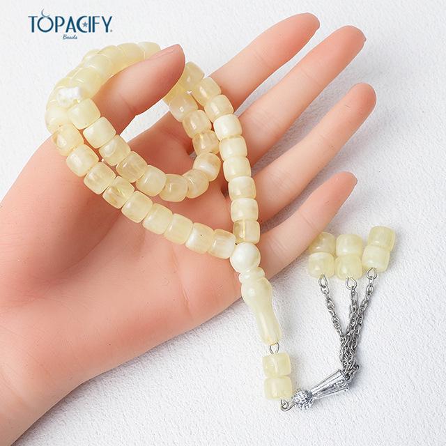 Saudyjskie transgraniczne islamskie koraliki modlitewne - 45 koralików