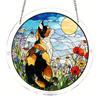 Yousheng Acrylic Puzzle Suncatcher DIY Jigsaw Puzzle Suncatcher Kit with UV Printed Design Colorful Window Hanging Ornament for Home Garden Decor