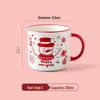 Personalized Christmas Ceramic Mug with Lid and Spoon - Creative Cartoon Design, Perfect for Halloween Gifts