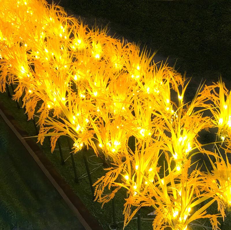 Садовые светильники  Колос пшеницы  на солнечных батареях