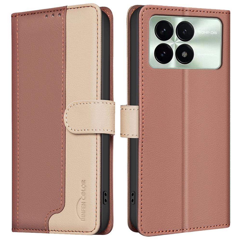 For Xiaomi Poco F6 Pro 5G/Redmi K70 5G/K70 Pro 5G Leather Case RFID Blocking