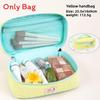Summer Dopamine Macaron Colorblock Makeup Bag For Travel And Storage