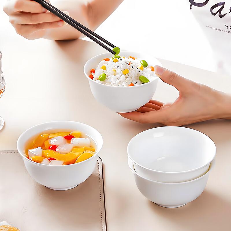 

Sky Top Pure White Bone China Dining Bowls