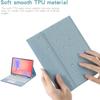 Kompatible Samsung Tablet Hülle mit Leder Bluetooth Tastatur für S10 Lite/S9/A11 Plus/FE Plus