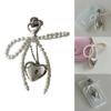 Beaded Bowknot Heart Phone Charm Stylish Keyring Backpacks Pendant Bag Jewelry