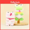 Porte-clés Peluche Grenouille Mignonne Grenouille Bête avec Langue Tirée Parfait Pour les Sacs à Dos