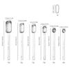 6Pcs/Set Stainless Steel Measuring Spoon Sets,Measuring Cup With Scale Ruler Egg Beater Spoon Kitchen Baking Measuring Tool
