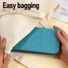 Rhombus Lattice Pattern Knitting Needle Case Oxford Fabric Storage Organizer Bag  Airport Travel