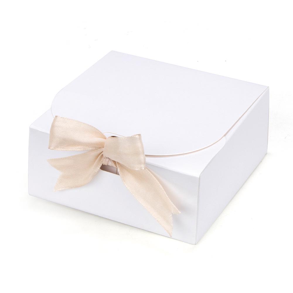 Cross-border Ribbon Gift Box with Bow for Souvenirs and Birthday Gifts