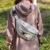 Outdoor functional breast bag, men's and women's commuting bag, large capacity and lightweight shoulder bag, simple leisure travel messenger bag