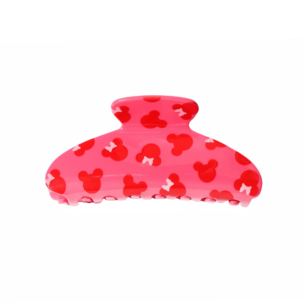 

1PC Disney Print Mickey Minnie Hair Grips Cute Pink Decorative Hair Claw Clips for Hair Styling And Secure Hair Holding
