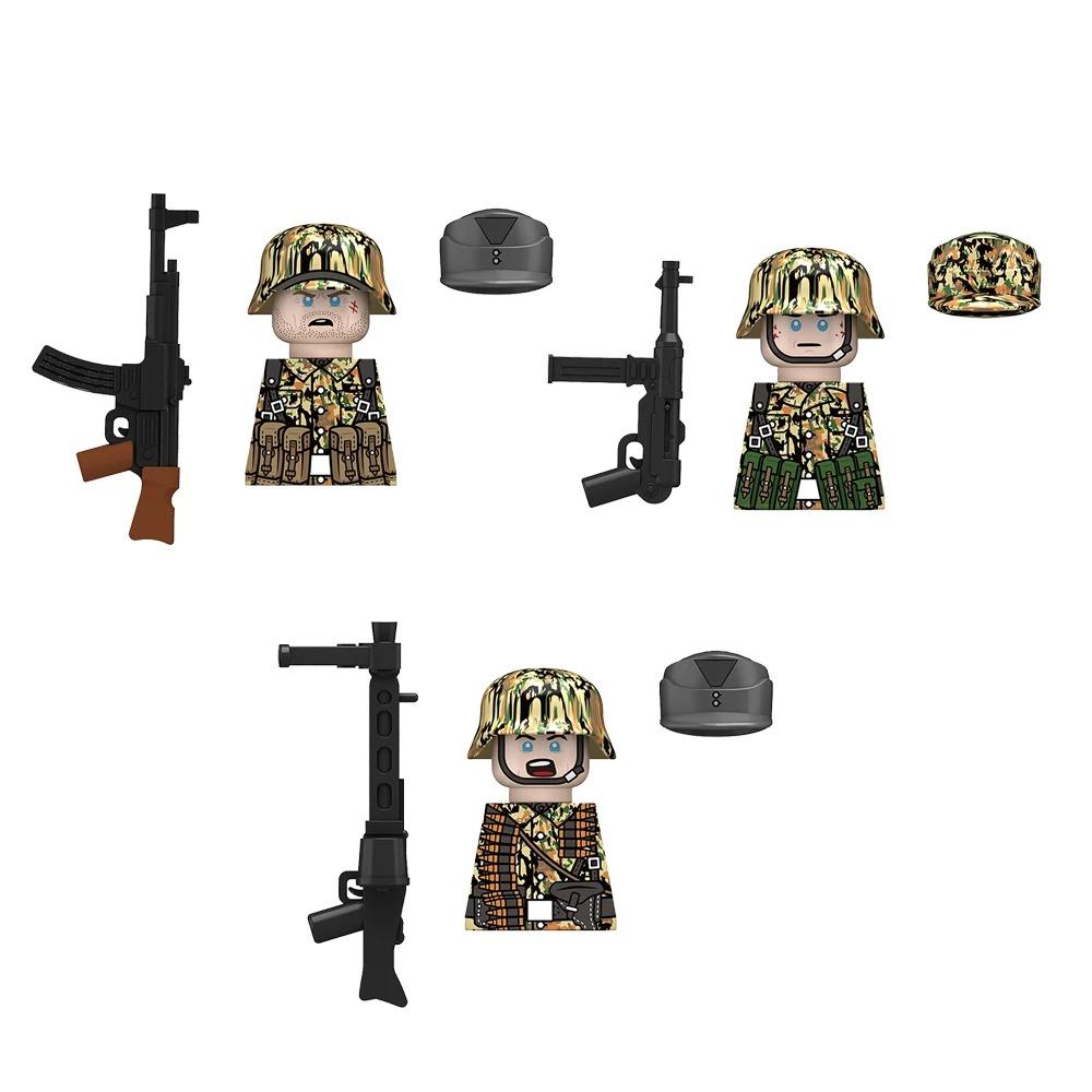 Military Soldier Figure Building Block Weapons Ranger Camouflage Vietnam War US Special Forces KSK Medical Bandit Thief Toy Gift