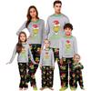 Parent-child Christmas Print Home Suit Long-sleeved Top And Pants
