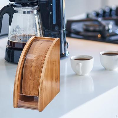 Kaffeefilterbehälter Aufbewahrungsregal für Zuhause Büro Esszimmer