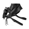 Bag Girl, Punk Pu Leather Lady Shoulder Bag, Halloween Stage Show Armor Accessories