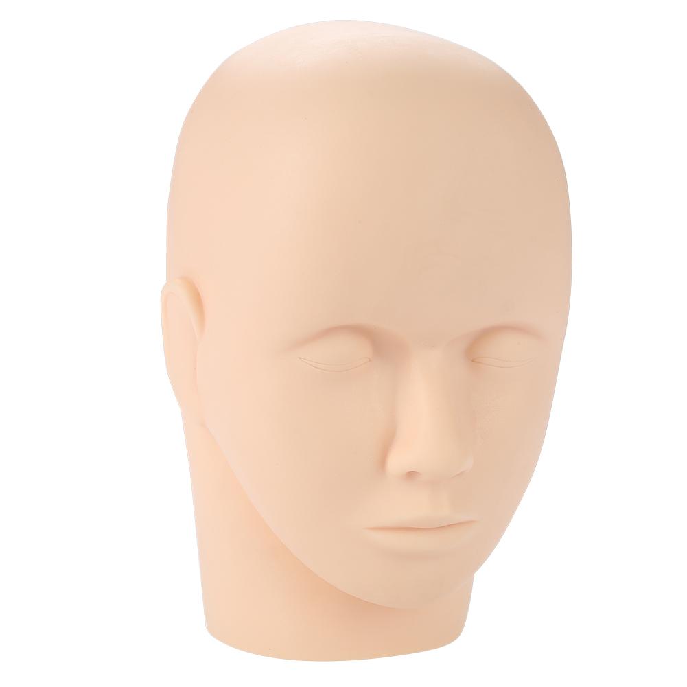 Mannequin Training Flacher Kopf Make-up Wimpern Übung Wimpernverlängerungsset
