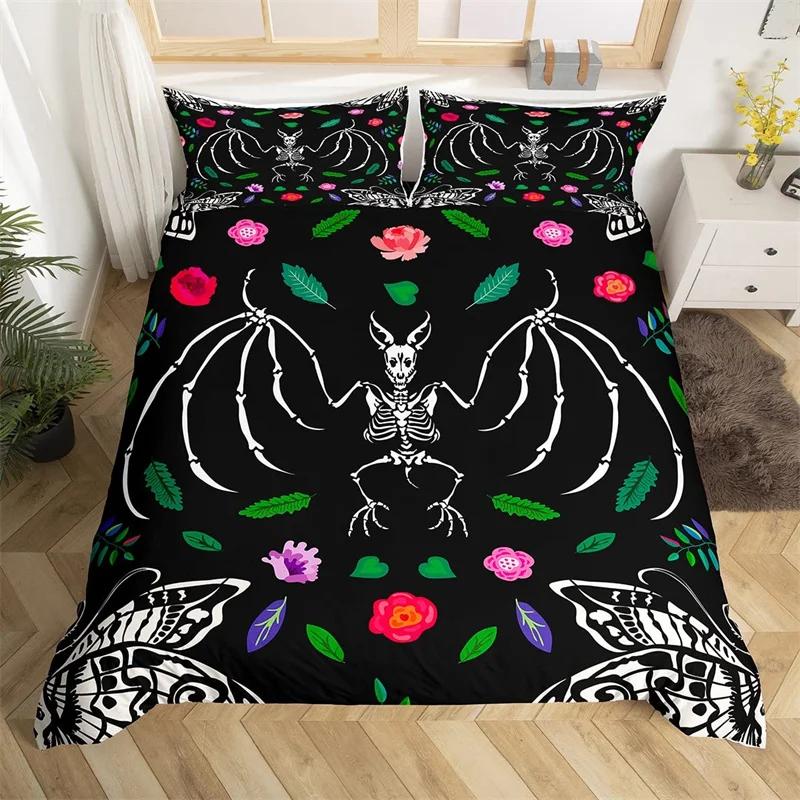 Halloween Duvet Cover Cartoon Pumpkin Twin Comforter Cover Lantern Bedding Set Ghost Quilt Cover For Kids Boys Girls