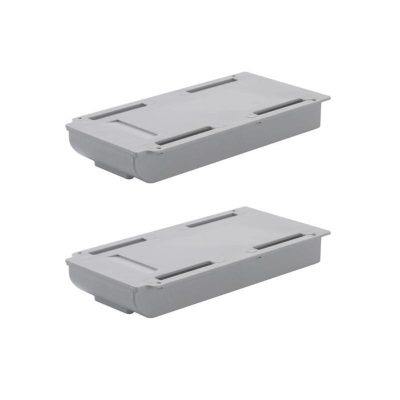 Compact Under Desk Organizers Using Strong Adhesive For Stationery Remote Controls And Accessories small серый 756₽