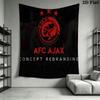 AFC Ajax Amsterdam Wall Hanging Printed Fabric Blanket Decorative Tapestries for Bedroom Living Room Home Decor
