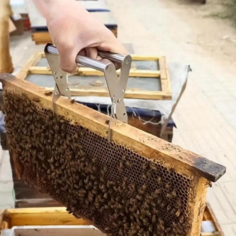 Beekeeping Accessories Increase Honey Bee Tool Bee Hive Frame Holder Stainless Steel Capture Frame Grip Beehive Clip Clamp Grasp