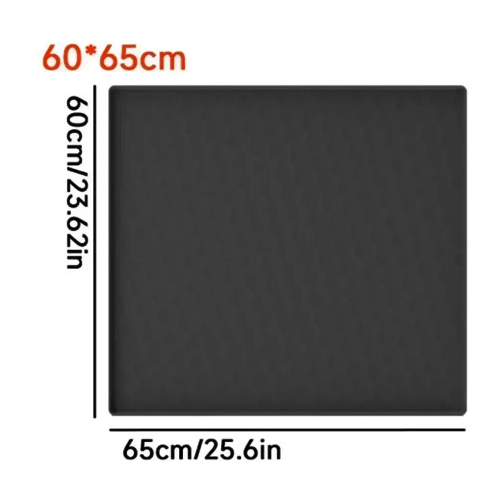 For Appliances For Home Use Under Refrigerator Mat Silicone Mat 60*50CM Leak Proof Floor Mat Multi-purpose Mat
