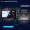 JIUYIN  Android 13 Car Radio For PEUGEOT 206 206CC 206SW 2000-2008 Auto Multimedia Player GPS Autoradio Carplay 2 Din