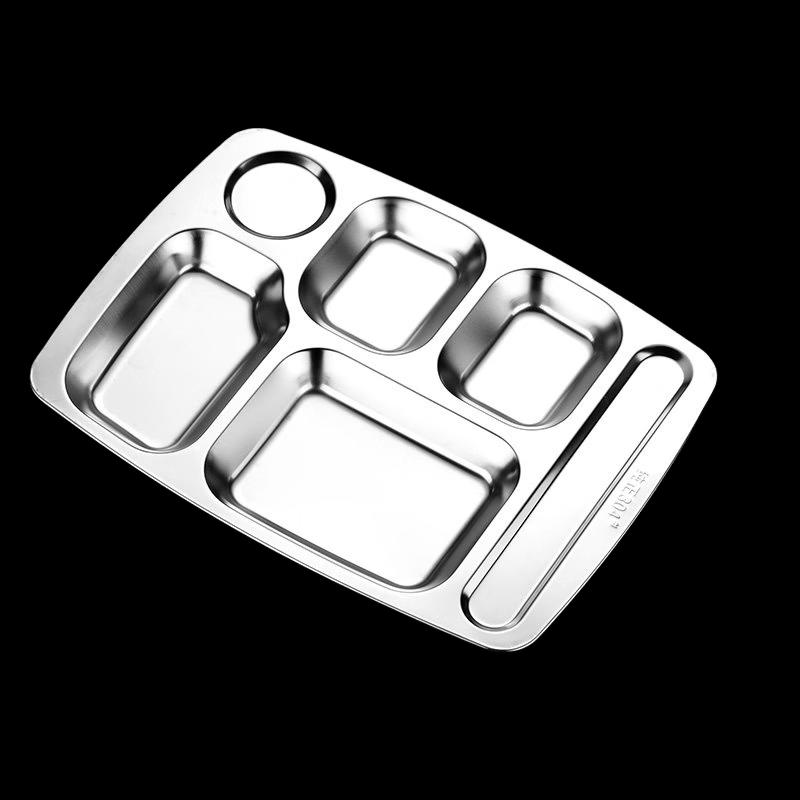 Thickened Stainless Steel Divided Lunch Box Set