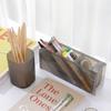 Pens Desk Organizer Makeup Brush Stand Storage Desk Pencil Holder for School Simple Stationery &amp; Office Storage Box
