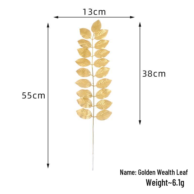 Goldener Monstera-Blatt-Ballon für Hochzeitsdekoration
