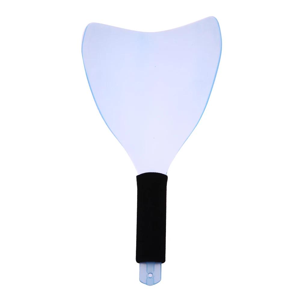 

Hairdresser Plastic Face Spray Shield Haircutting Mask Protect Eyes Shield with Handle Hair Spray Mask for Home Barber Salon синій