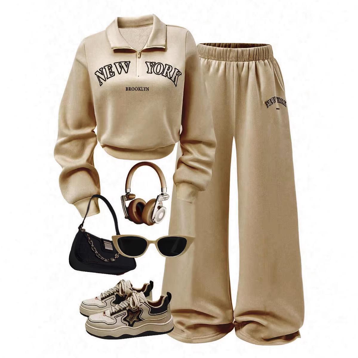 

Women s Hot Sale Two-Piece Set Small абрикосовый