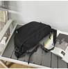 Large Capacity Unisex Crossbody & Waist Bag - Japanese Style, Solid Color, Trendy Hong Kong Street Design