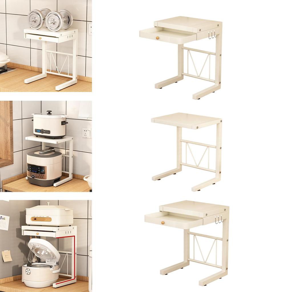Air Fryer Metal Storage Rack Countertop Organizer over Microwave Shelf Drawers